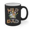 Wild Dad 1St Birthday Safari Jungle Animal Truck Graphic Print Coffee Mug Wild Dad 1St Birthday Safari Jungle Animal Truck Graphic Print Coffee Mug