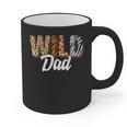 Wild Dad Zoo Born Two Be Wild B-Day Safari Jungle Animal Graphic Print Coffee Mug