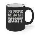 Women's My People Skills Are Rusty Introvert SPN Moments Graphic Print Coffee Mug