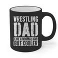 Wrestling Dad Shirt Men Fathers Day Wrestling Dad Graphic Print Coffee Mug
