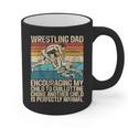 Wrestling Dad Wrestler Wrestling Wrestle Father's Day Graphic Print Coffee Mug Wrestling Dad Wrestler Wrestling Wrestle Father's Day Graphic Print Coffee Mug