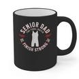 Wrestling Senior Dad The Final Match 2026 Graphic Print Coffee Mug