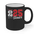 Wrestling Senior Night Wrestling Senior 2025 Graduation 75 Graphic Print Coffee Mug