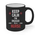 Xmas Nurse Graduation Keep Calm I'm Almost A Nurse Graphic Print Coffee Mug