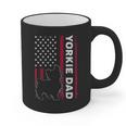 Yorkie Dog Vintage US American Flag Yorkie Dad Fathers Day Graphic Print Coffee Mug Yorkie Dog Vintage US American Flag Yorkie Dad Fathers Day Graphic Print Coffee Mug