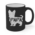 Yorkshire Terrier Papa Dog Puppy Doggie Pet Lover Yorkie Dad Graphic Print Coffee Mug