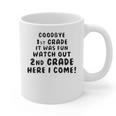 1st First Grade Graduation Tshirt Moving On To 2nd Grade Graphic Print Coffee Mug