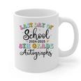 2026 Last Day Of School Autograph 8th Grade Graduation Party Graphic Print Coffee Mug