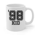 '98 Kid Perfect Vintage Retro Nostalgia Gear For Year 1998 Graphic Print Coffee Mug