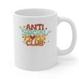 Antisocial Moms Club Introvert Mom Mothers Introverted Retro Graphic Print Coffee Mug