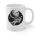 Astronaut Aesthetic Holding Moon Balloon Planets Introvert Graphic Print Coffee Mug Astronaut Aesthetic Holding Moon Balloon Planets Introvert Graphic Print Coffee Mug