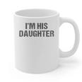 Awesome Like My Daughter I'm His Daughter Dad Daughter Graphic Print Coffee Mug