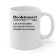Bookish Book Nerd Introvert Reading Addiction Bookworm Graphic Print Coffee Mug