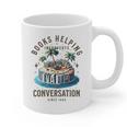 Books Helping Introvert Avoid Conversation Graphic Print Coffee Mug Books Helping Introvert Avoid Conversation Graphic Print Coffee Mug
