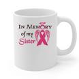 Breast Cancer Walk In Memory Of My Sister Graphic Print Coffee Mug Breast Cancer Walk In Memory Of My Sister Graphic Print Coffee Mug