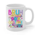 Bruh This Is My 90's Costume Nostalgia Mixtape 1990s Party Graphic Print Coffee Mug