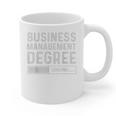 Business Management Degree Loading Graduation Graphic Print Coffee Mug