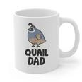 California Quail Bird Dad Quail Dad Graphic Print Coffee Mug