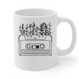 Cassette Tee 80s 90s Retro Party Costume Nostalgia Cassette Graphic Print Coffee Mug