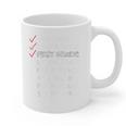 Checklist 1st Grade Class Of 2031 Shirt Graduation Graphic Print Coffee Mug