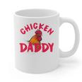 Chicken Dad Rooster Daddy Farmer Graphic Print Coffee Mug