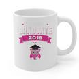 Class Of 2018 Preschool Graduation Girls Pre K Graphic Print Coffee Mug