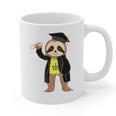 Class Of 2022 Sloth Graduation Masters College High School Graphic Print Coffee Mug