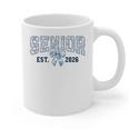 Class Of 2026 Senior 26 Coquette Bow Toile Preppy Graduation Graphic Print Coffee Mug
