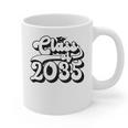 Class Of 2035 Senior Retro 2035 Grad Graduate Graduation Graphic Print Coffee Mug