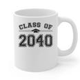 Class Of 2040 Grow With Me Graduation First Day Of School Graphic Print Coffee Mug