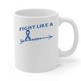 Colon Cancer Awareness Month Memory Loss Blue Ribbon Graphic Print Coffee Mug Colon Cancer Awareness Month Memory Loss Blue Ribbon Graphic Print Coffee Mug