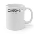 Cosmetologist Est 2026 Beauty School Cosmetology Graduation Graphic Print Coffee Mug