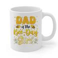 Dad Of The Bee Day Girl Flower Birthday Family Matching Graphic Print Coffee Mug