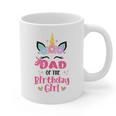 Dad Of The Birthday Girl Family Matching Unicorn Birthday Graphic Print Coffee Mug Dad Of The Birthday Girl Family Matching Unicorn Birthday Graphic Print Coffee Mug