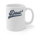 Dad5 Daddy Of 5 Kids Father Of Five Fifth Time Dad Graphic Print Coffee Mug
