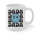 Dada One Happy Dude 1st Birthday Family Matching Graphic Print Coffee Mug