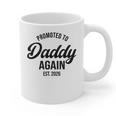 Daddy Again 2026 Promoted To Daddy Again 2026 Dad Again Graphic Print Coffee Mug