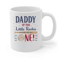 Daddy Dad First Birthday Little Rookie Baseball The Big One Graphic Print Coffee Mug