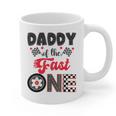 Daddy Of The Fast One Car Racing Dad 1St Birthday Boy Graphic Print Coffee Mug