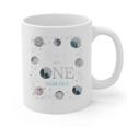 Daddy Houston We Have One Year Old Space Theme 1st Birthday Graphic Print Coffee Mug