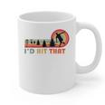 Disc Golf I'd Hit That Frisbee Golfer Retro Men Dad Graphic Print Coffee Mug Disc Golf I'd Hit That Frisbee Golfer Retro Men Dad Graphic Print Coffee Mug