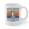 Dog Berner Dad Vintage Bernese Mountain Dad Graphic Print Coffee Mug
