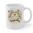 Elder Emo Club Skeleton Hands Heart Nostalgia Graphic Print Coffee Mug