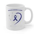 Faith Blue In Memory Of My Godmother Colon Cancer Awareness Graphic Print Coffee Mug Faith Blue In Memory Of My Godmother Colon Cancer Awareness Graphic Print Coffee Mug