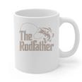 Father Day The Rodfather Dad Fishing From Daughter Son Graphic Print Coffee Mug