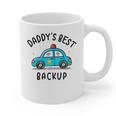 Father Son Daughter Daddy's Best Backup Father's Day Toddler Graphic Print Coffee Mug Father Son Daughter Daddy's Best Backup Father's Day Toddler Graphic Print Coffee Mug