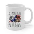 My Favorite Airman Calls Me Nana Air Force Graduation Nana Graphic Print Coffee Mug
