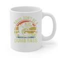 Fishing Father Day Tee Bruh Don't Be a Dumb Bass Dad Graphic Print Coffee Mug