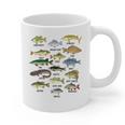 Fishing-Shirt Types Of Freshwater Bass Fish Dad Jokes Graphic Print Coffee Mug Fishing-Shirt Types Of Freshwater Bass Fish Dad Jokes Graphic Print Coffee Mug