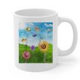 Frutiger Aero Aesthetic Tech Scenery Fishes Sunflower Raglan Baseball Tee Graphic Print Coffee Mug Frutiger Aero Aesthetic Tech Scenery Fishes Sunflower Raglan Baseball Tee Graphic Print Coffee Mug